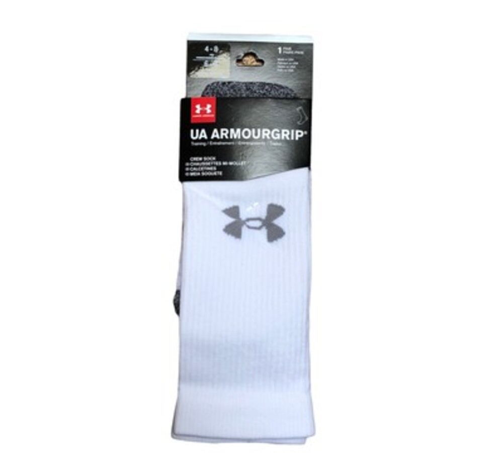 Under Armour Adult Armourgrip Crew Socks - Med